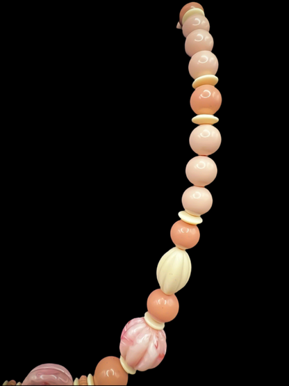 1980’s Pink Avon Spring Burst Vintage Costume Jewellery Necklace