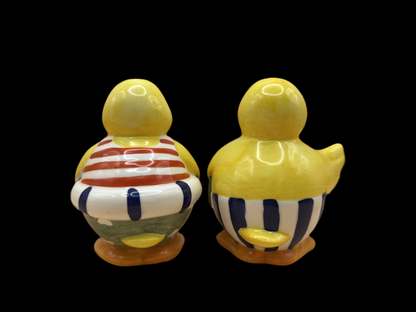 Novelty Salt & Pepper Shakers - Quirky Beach Duck Kitchen Decor