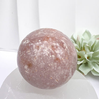 Flower Agate Spheres