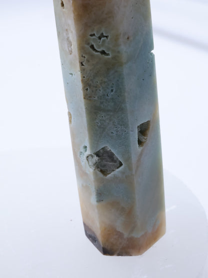 Sky Blue Quartz (Chalcedony) Crystal Point Small 65-100mm || Tower #4