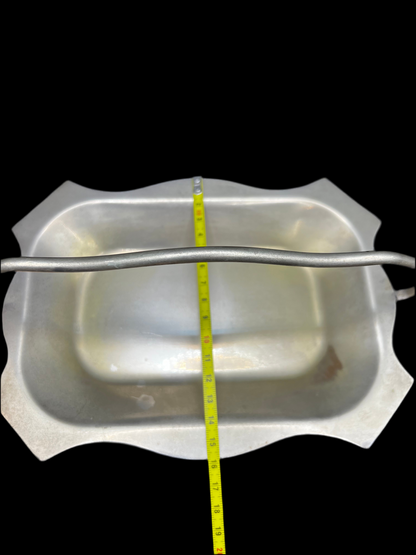 Vintage Goldcraft Anodised Aluminium Handled Bread Basket | Mid-Century Australian Serving Dish | Elegant Retro Fruit Bowl