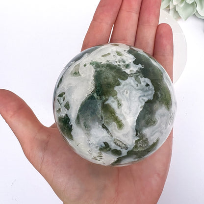 Moss Agate Sphere