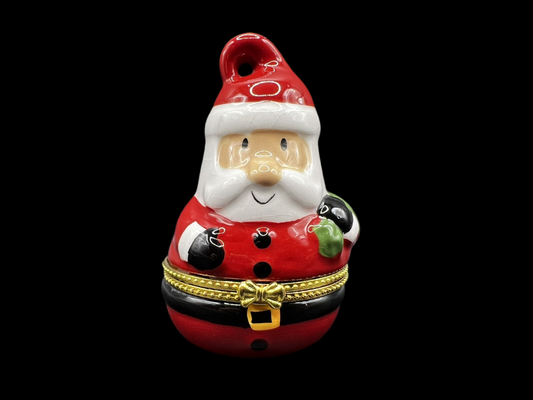 Vintage Avon Porcelain Santa Jewellery Box