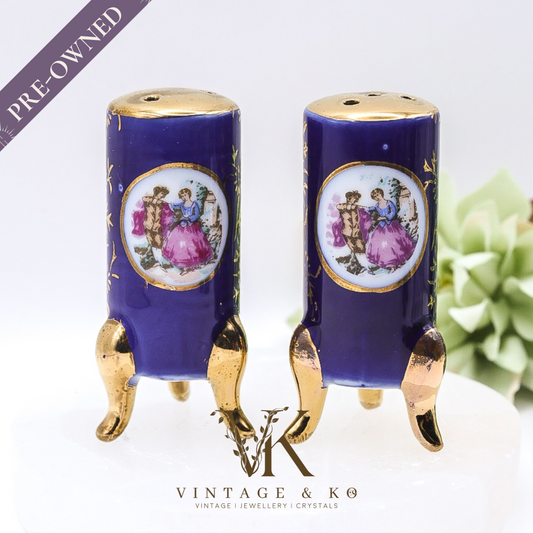 Regency Porcelain Salt & Pepper Shakers