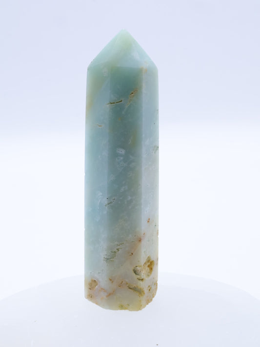 Sky Blue Quartz (Chalcedony) Crystal Point Small 65-100mm | #2