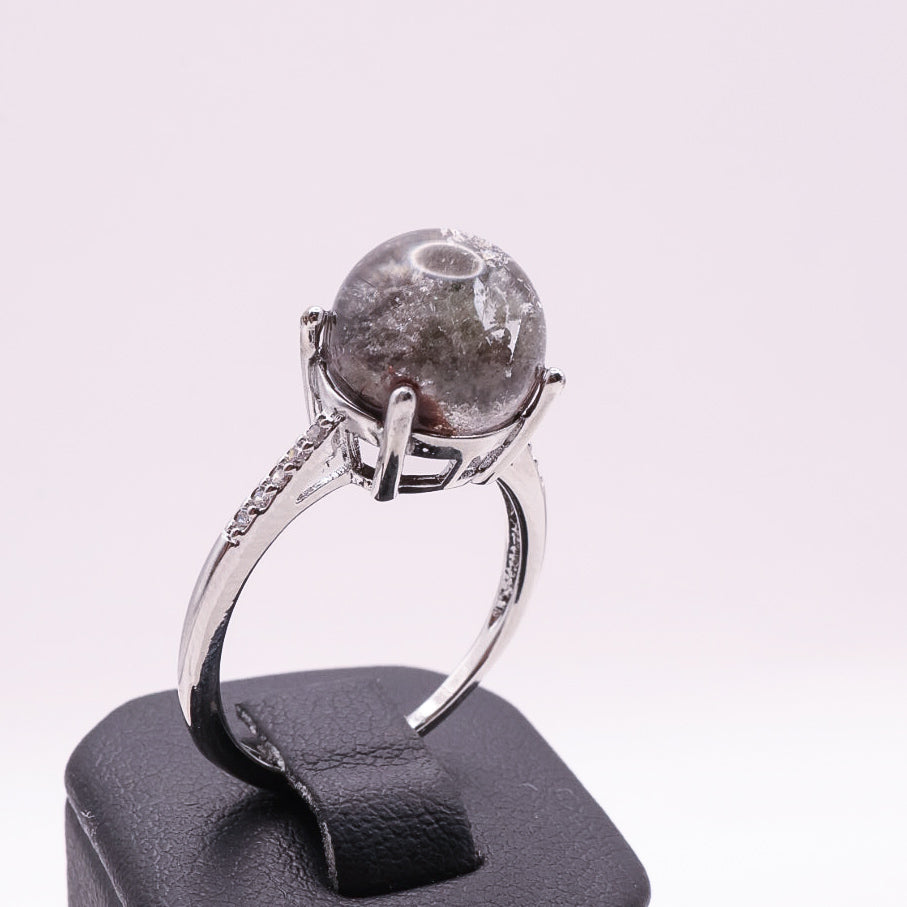 Garden Quartz Adjustable Ring | #9