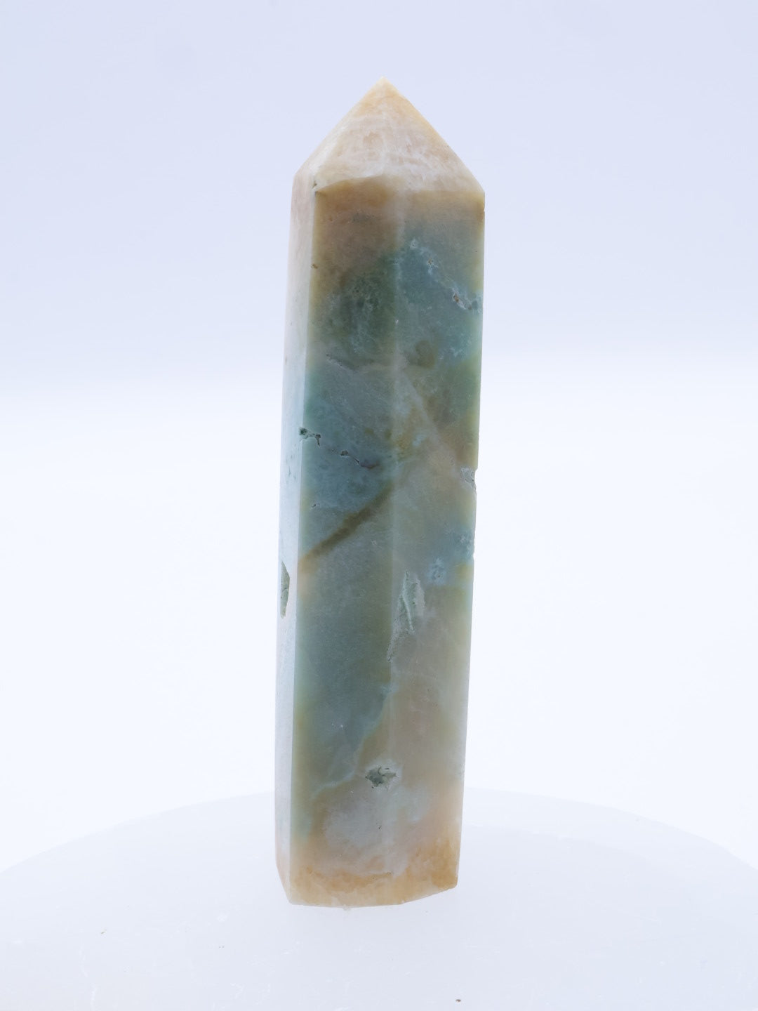 Sky Blue Quartz (Chalcedony) Crystal Point Small 65-100mm || Tower #4