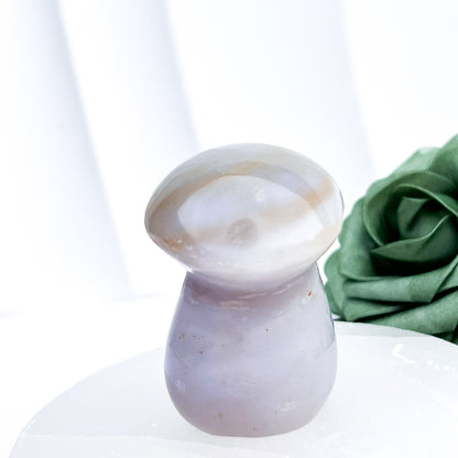 Jasper Mushroom Carving #6 | 100g x 5.5cm