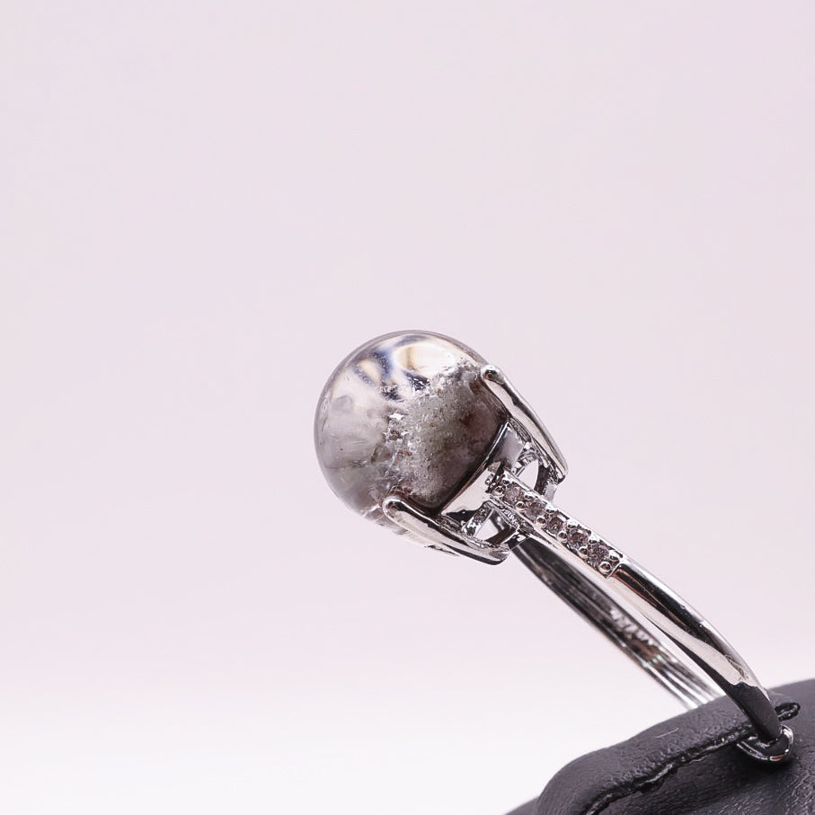 Garden Quartz Adjustable Ring | #9