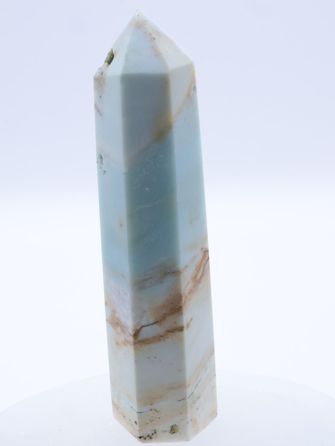 Sky Blue Quartz (Chalcedony) Crystal Point Small 65-100mm || Tower #4