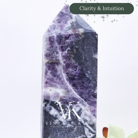 Fluorite Crystal Point | Medium Size 13cm - 301g