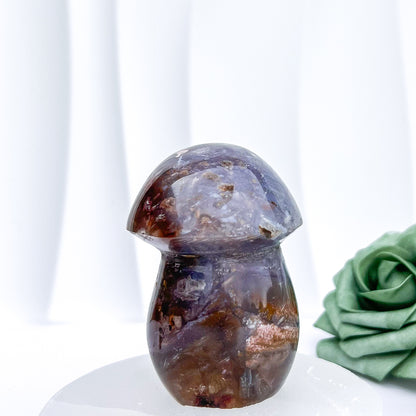 Jasper Mushroom Carving #5 | 269g x 8.5cm