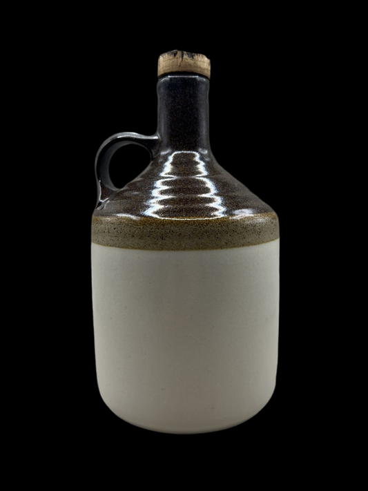 Vintage Brown Brothers Milawa Vineyard Pottery Decanter - Empty, with Cork