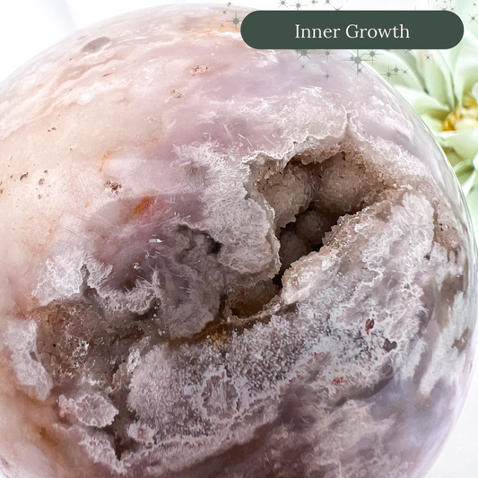 Flower Agate Spheres
