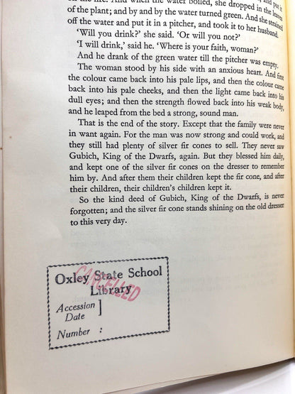 A Book of Dwarfs by Ruth Manning - Sanders | With Original Library Checkout Slip (1975–1984)