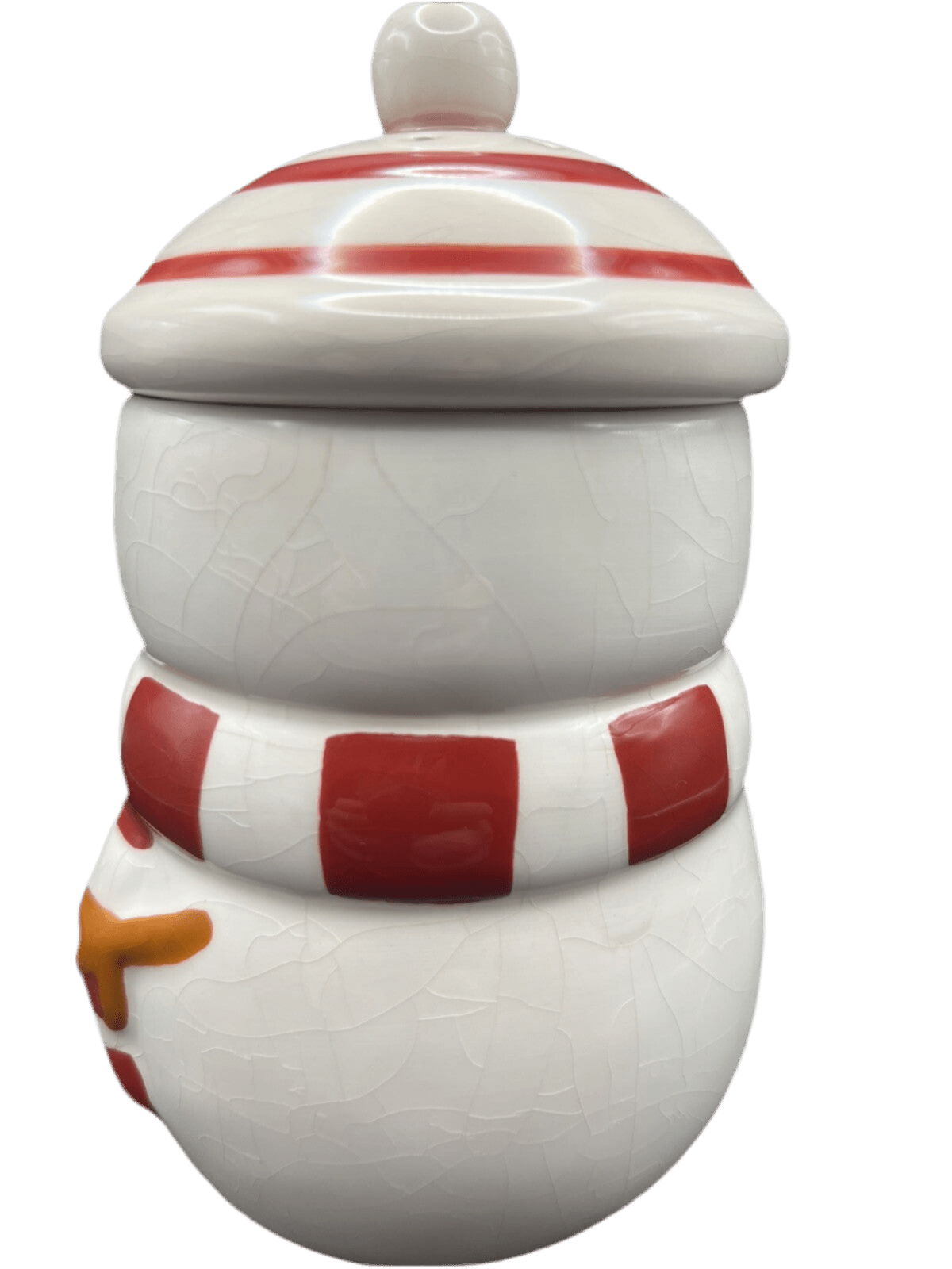 Avon Ceramic Snowman Mug with Lid and Steam Holes