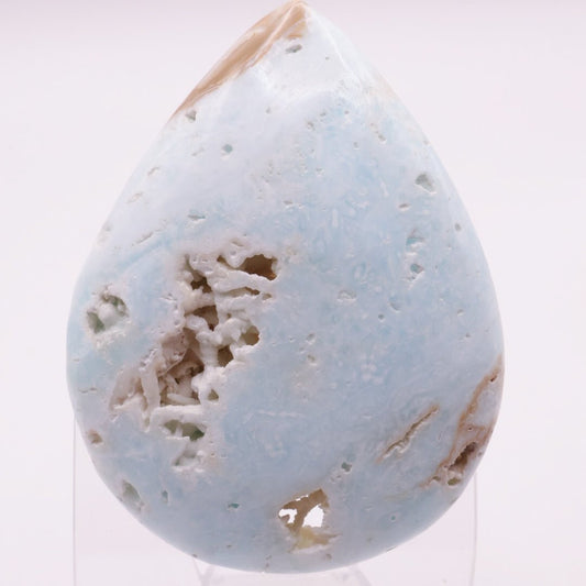 Caribbean Calcite (Aragonite) Teardrop 98g Medium Size 8cm | 3