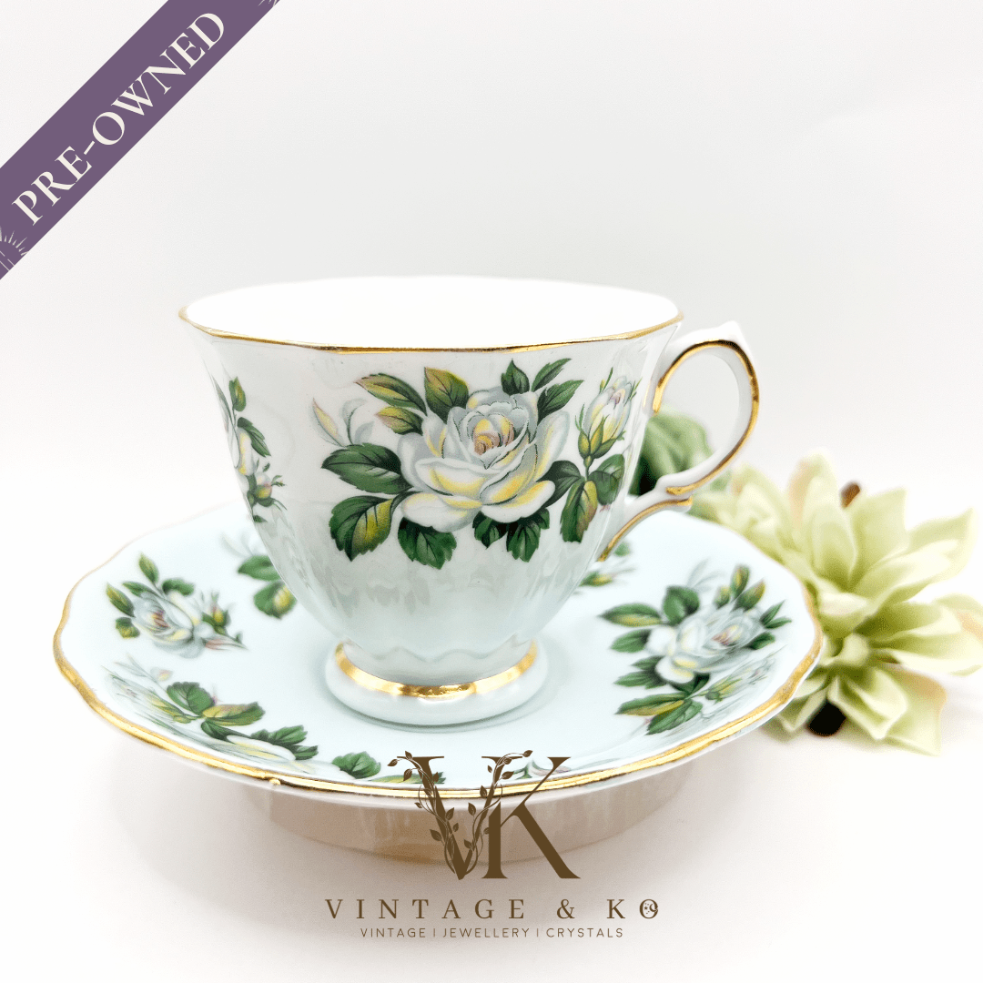 Colclough Floral Tea Cup & Saucer Set