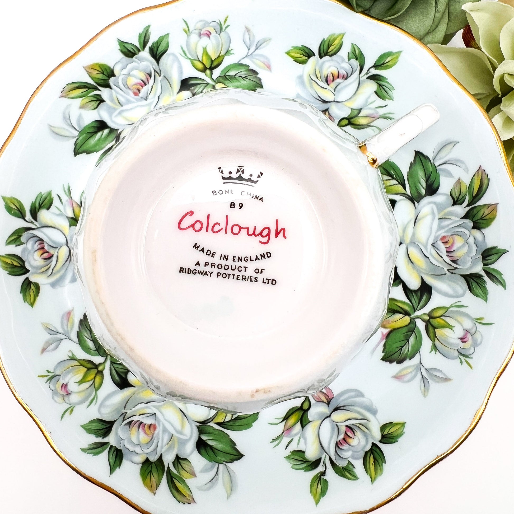 Colclough Floral Tea Cup & Saucer Set