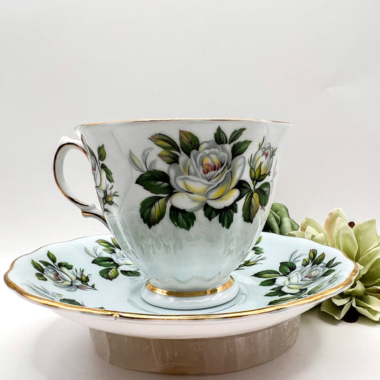 Colclough Floral Tea Cup & Saucer Set