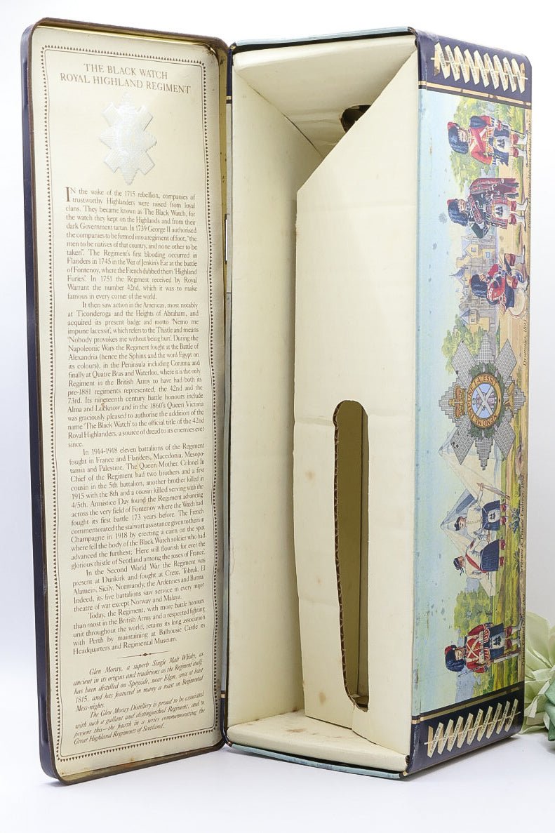 Collectible Glen Moray Scotch Whiskey Tin - Empty