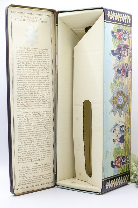 Collectible Glen Moray Scotch Whiskey Tin - Empty