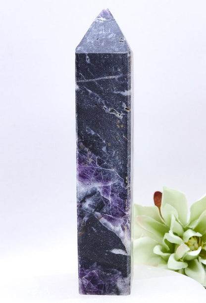 Imperfect Fluorite Crystal Tower | Medium Size 13cm - 301g