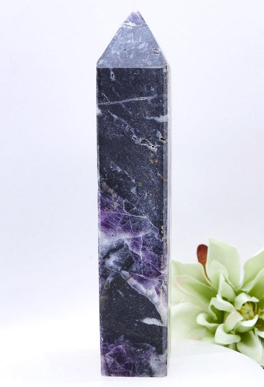 Imperfect Fluorite Crystal Tower | Medium Size 13cm - 301g