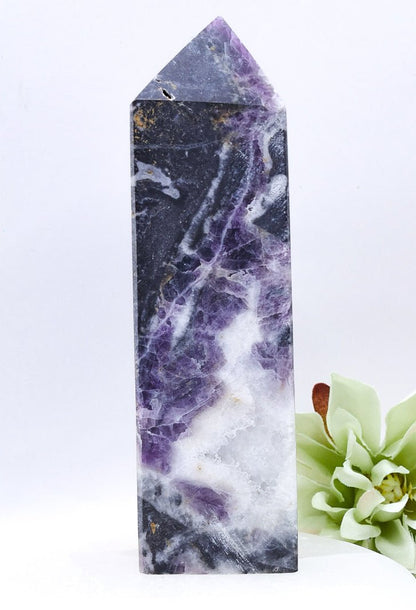 Imperfect Fluorite Crystal Tower | Medium Size 13cm - 301g