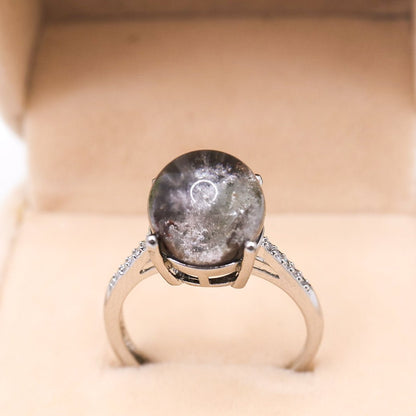 Garden Quartz Adjustable Ring