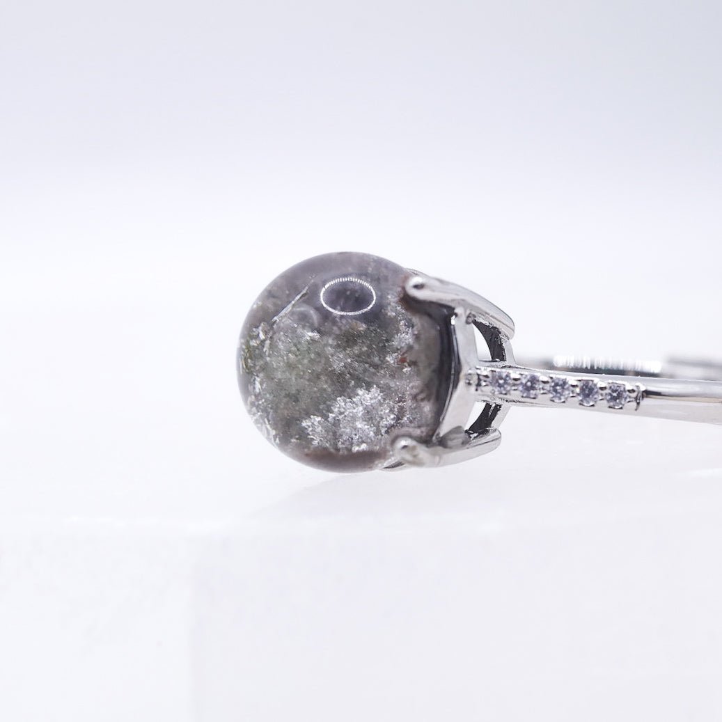 Garden Quartz Adjustable Ring