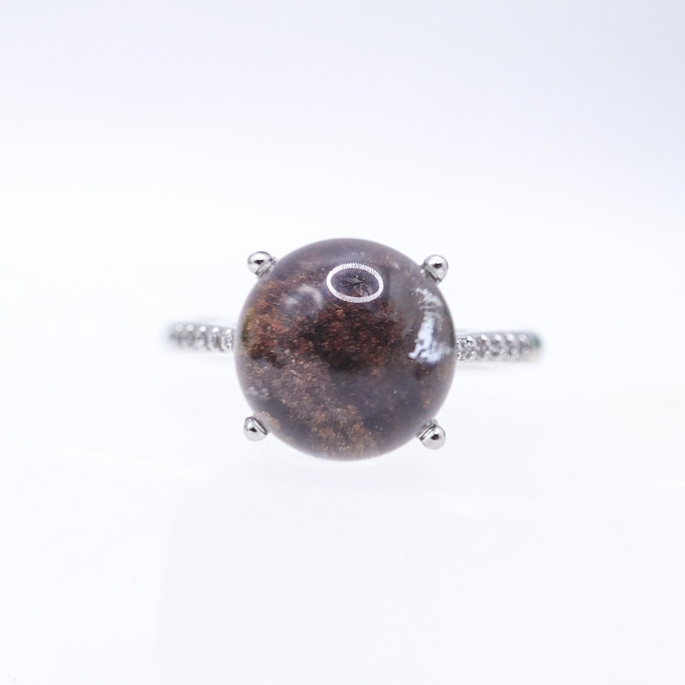 Garden Quartz Adjustable Ring