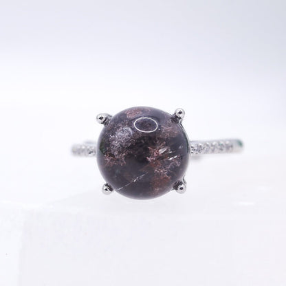 Garden Quartz Adjustable Ring