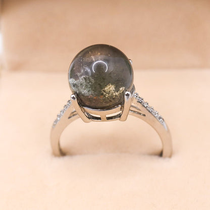 Garden Quartz Adjustable Ring