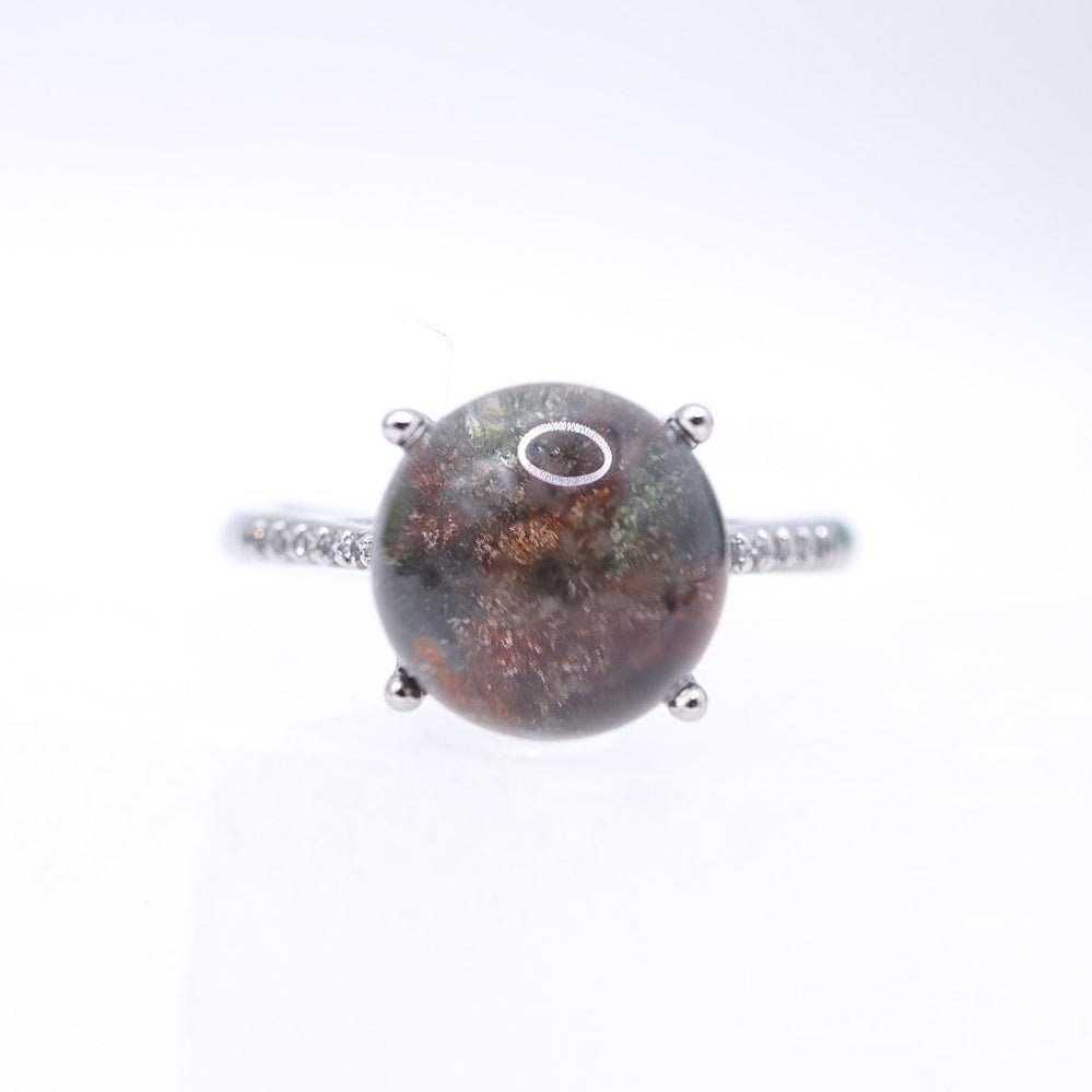 Garden Quartz Adjustable Ring