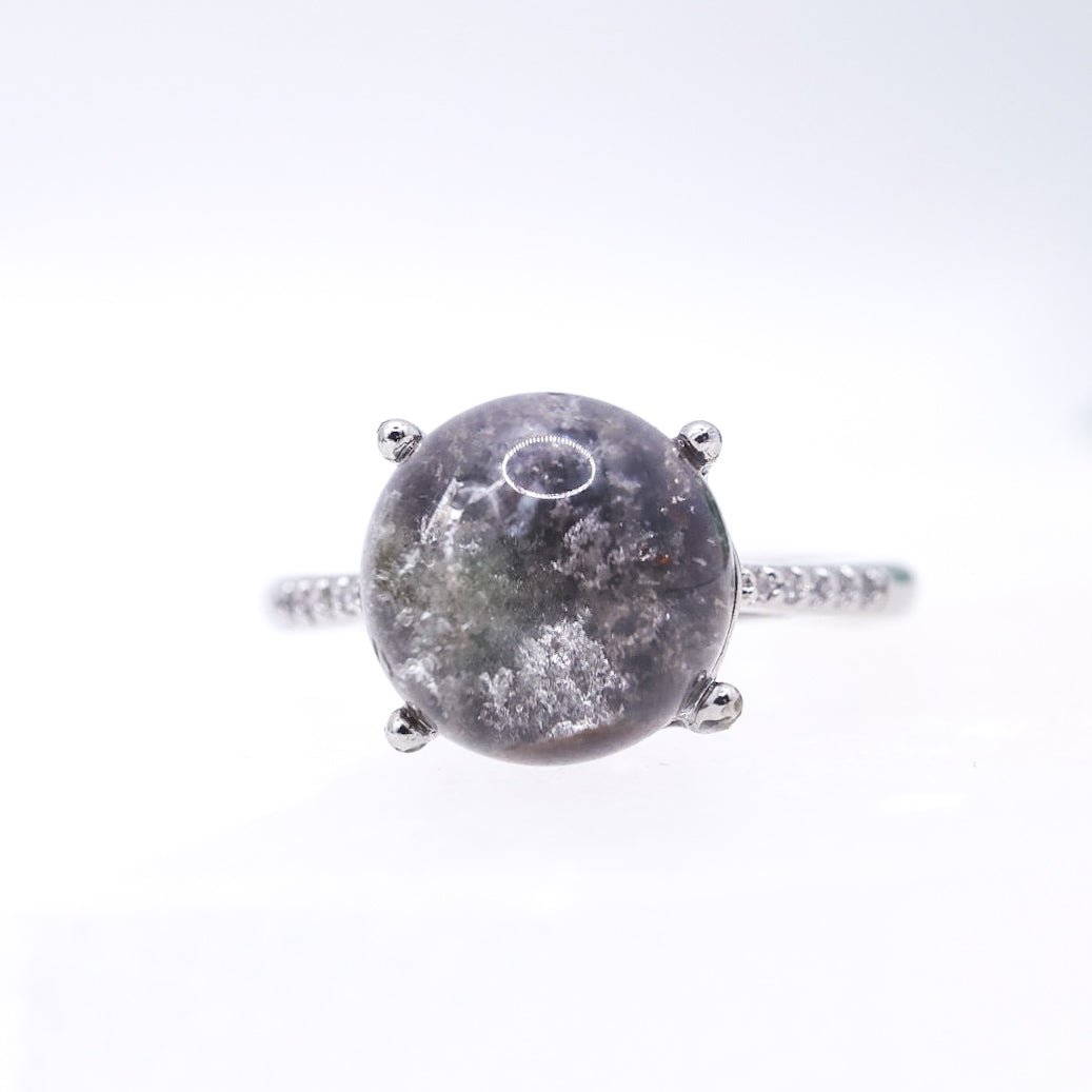 Garden Quartz Adjustable Ring