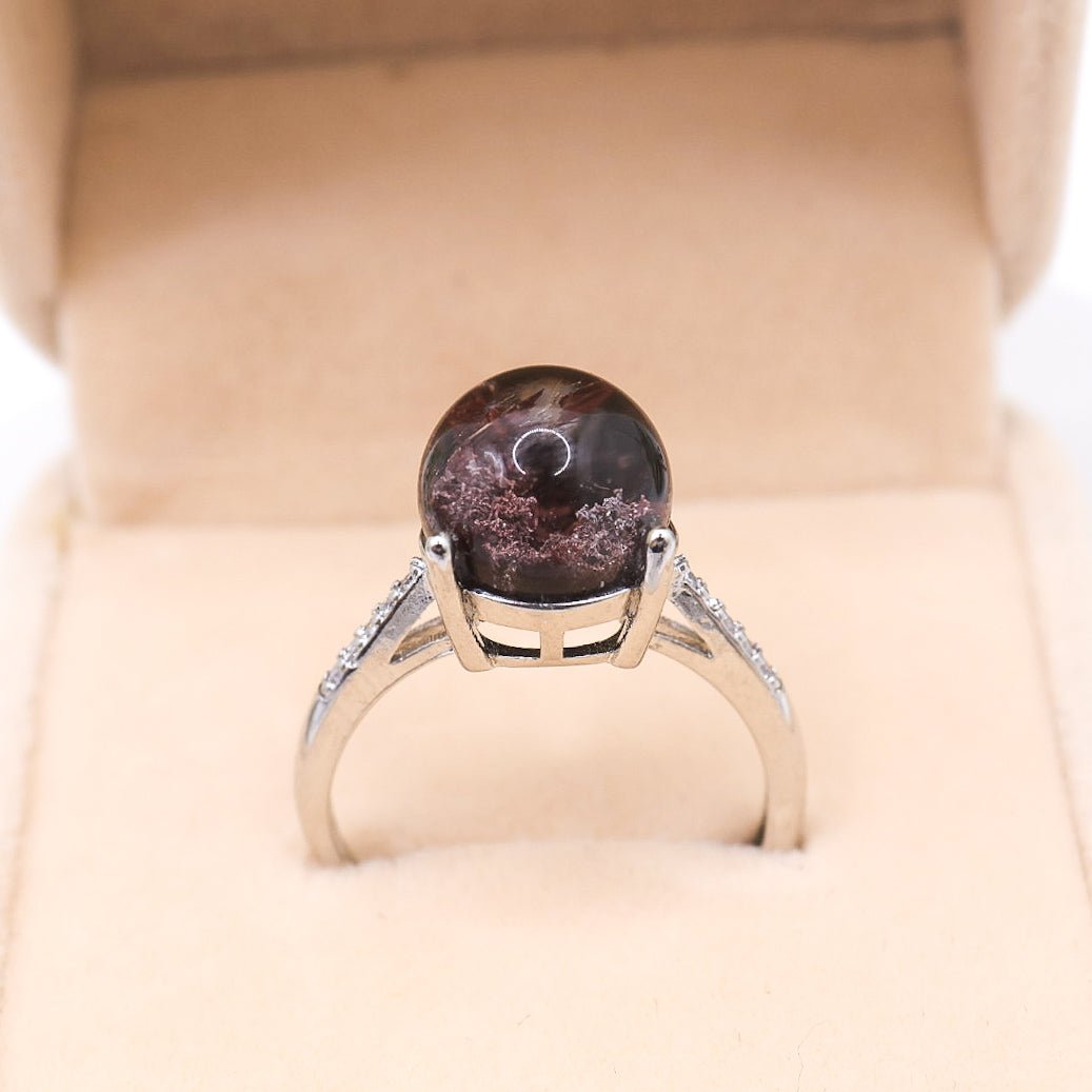 Garden Quartz Adjustable Ring