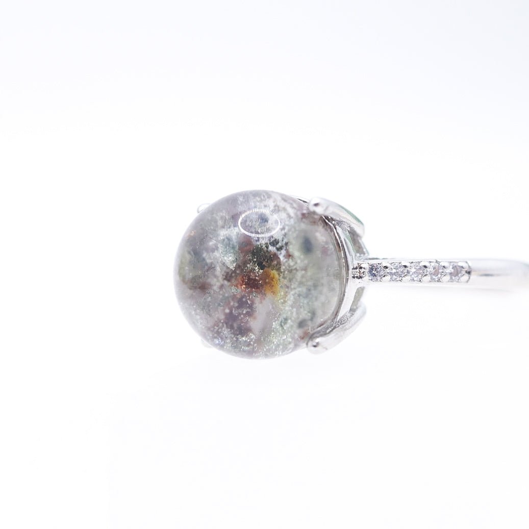 Garden Quartz Adjustable Ring