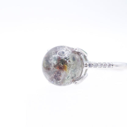 Garden Quartz Adjustable Ring