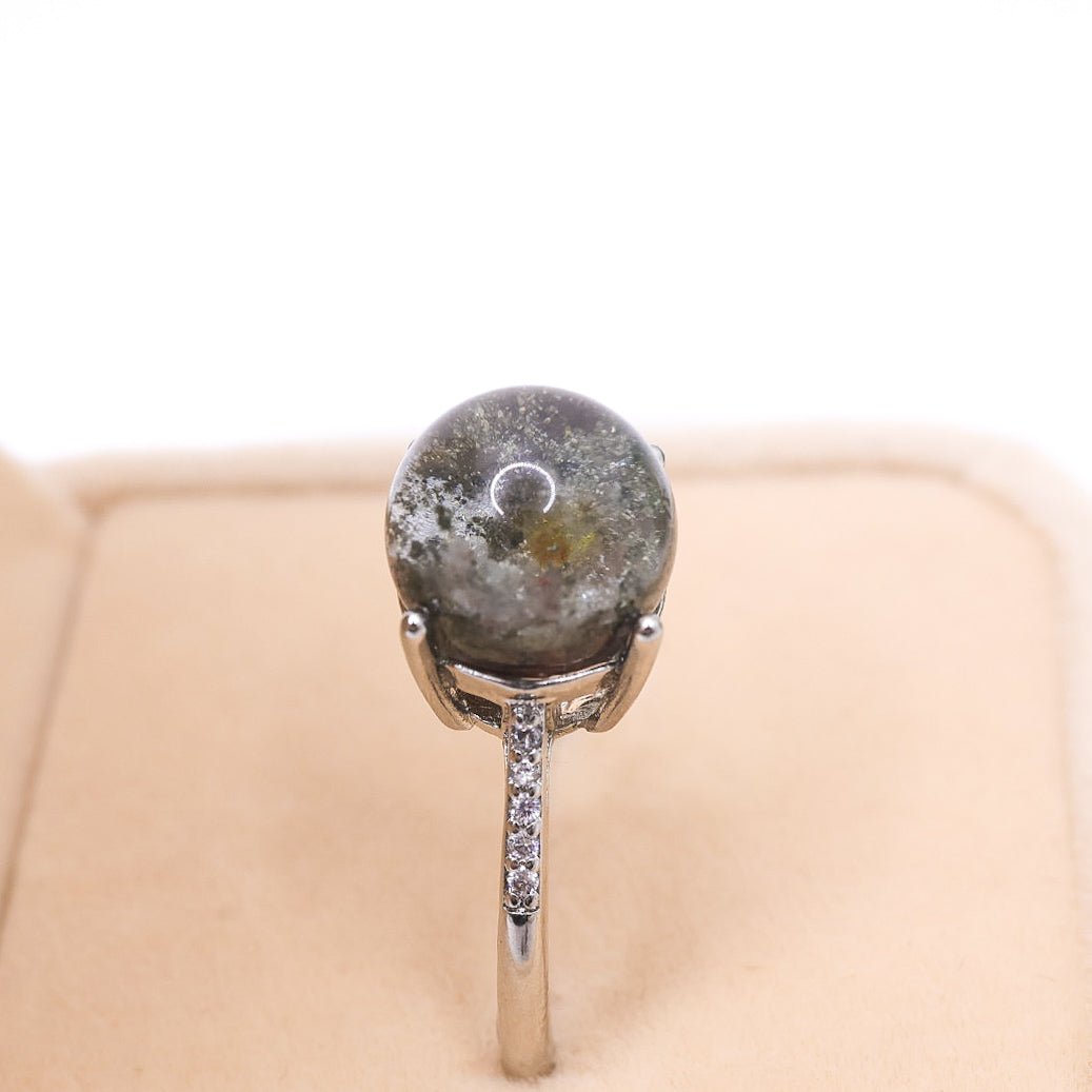 Garden Quartz Adjustable Ring