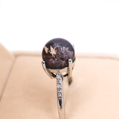 Garden Quartz Adjustable Ring