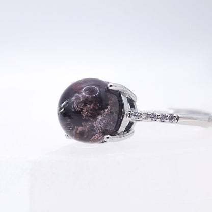 Garden Quartz Adjustable Ring