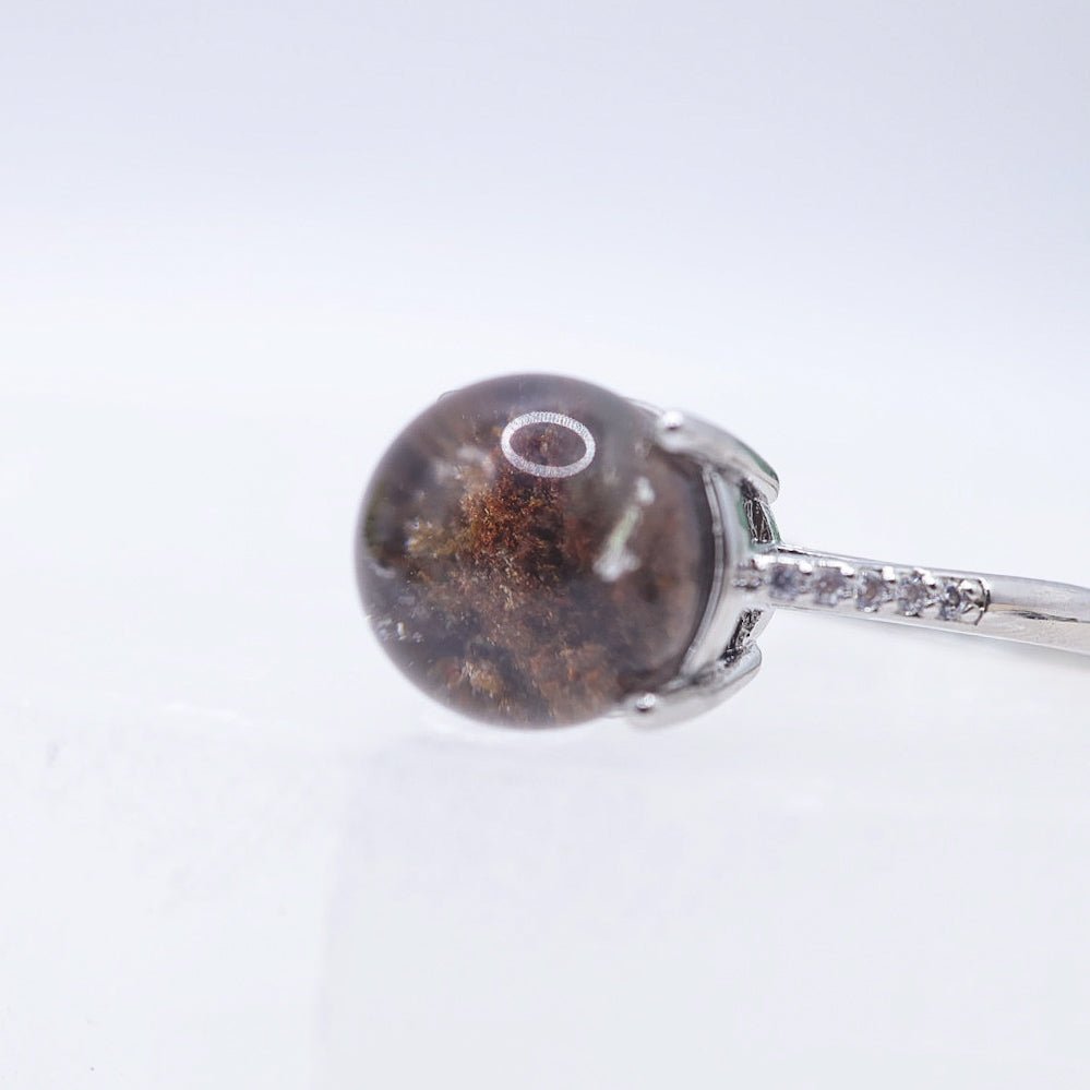 Garden Quartz Adjustable Ring