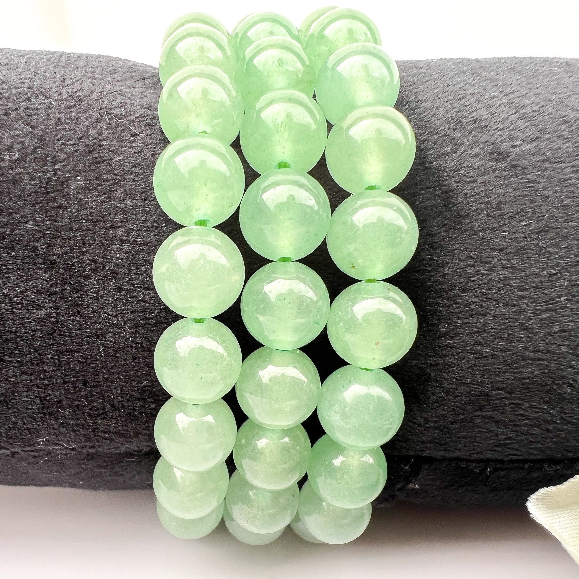 Green Aventurine 8mm Beaded Crystal Bracelet