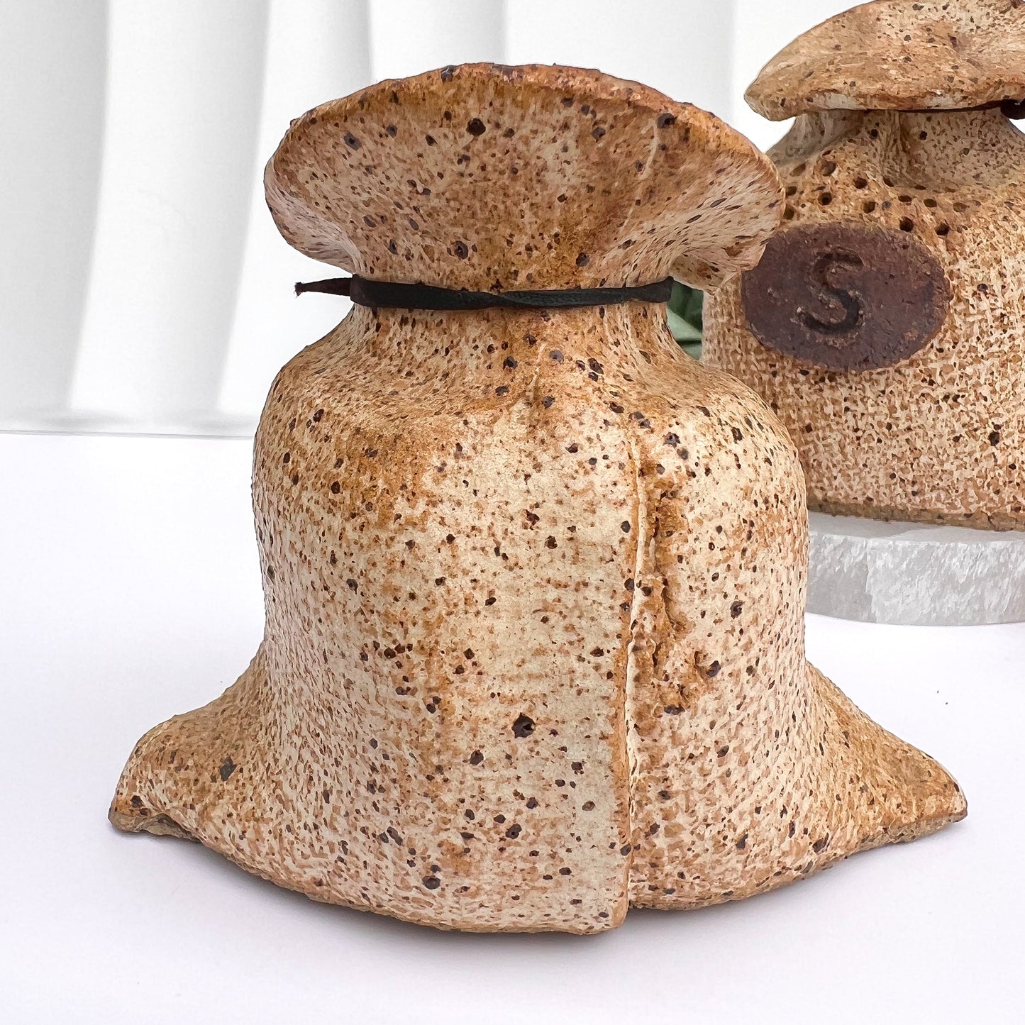Handmade Stoneware Salt & Pepper Shakers
