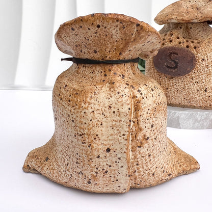 Handmade Stoneware Salt & Pepper Shakers