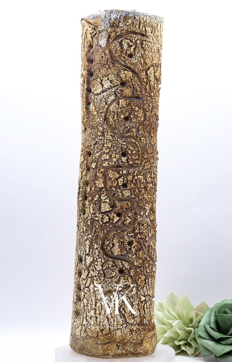 Handmade Studio Stoneware Vase | Iridescent Glazed 943g