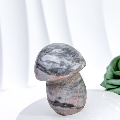 Imperfect Jasper Mushroom Carving 1 | 6.5cm x 140g