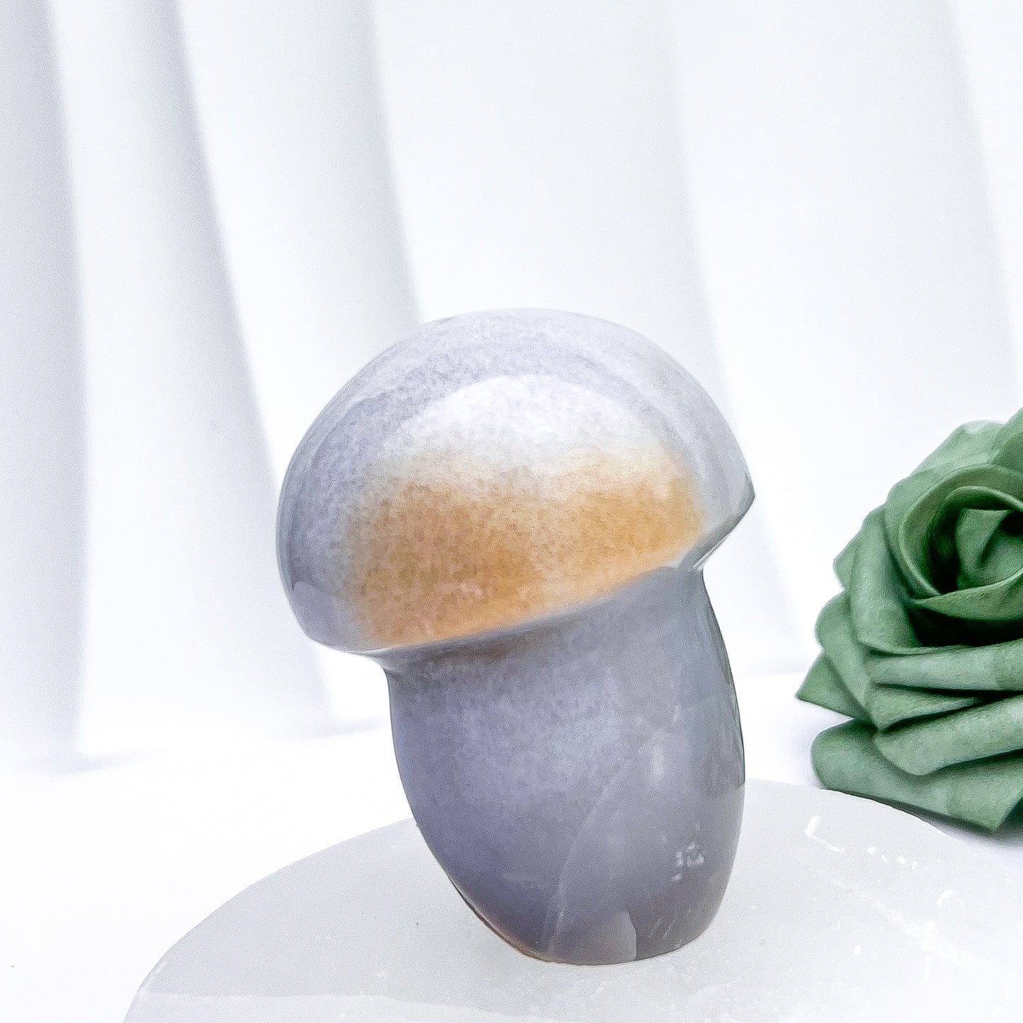 Imperfect Jasper Mushroom Carving 4 | 222g x 7.5cm