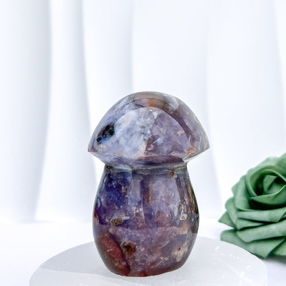 Jasper Mushroom Carving 5 | 269g x 8.5cm